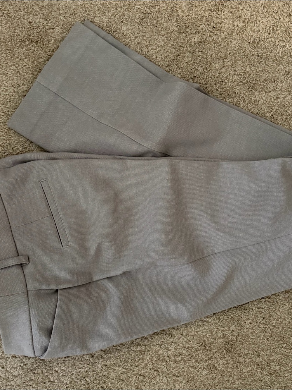 Women's Dress Pants in Light Gray